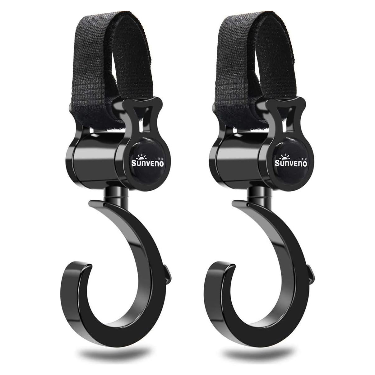 Ganchos para Cochecito SUNVENO - Soporta 3.18 kg - 2 Piezas