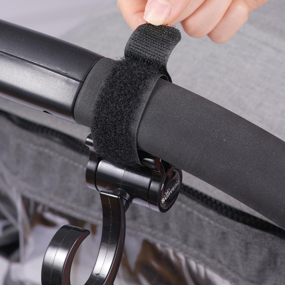 Ganchos para Cochecito SUNVENO - Soporta 3.18 kg - 2 Piezas