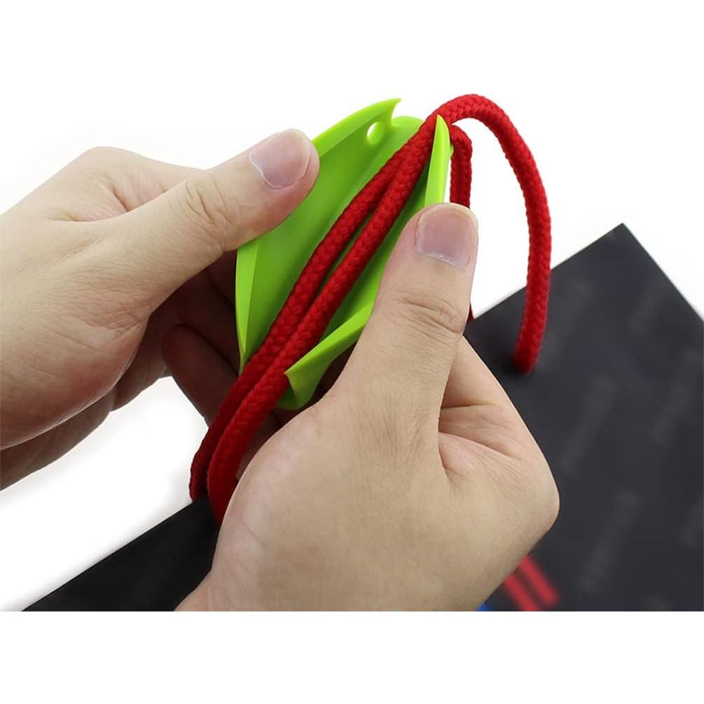 Soporte de bolsa de plástico con mango de silicona - 9x2.3x2.5 cm