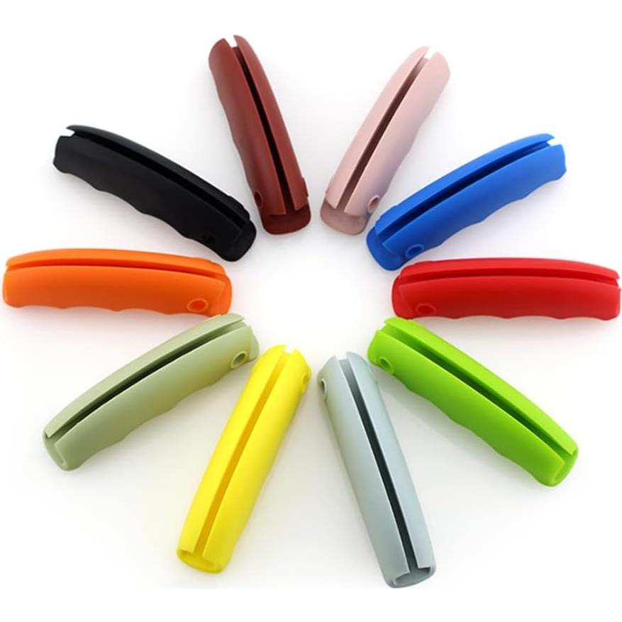 Soporte de bolsa de plástico con mango de silicona - 9x2.3x2.5 cm