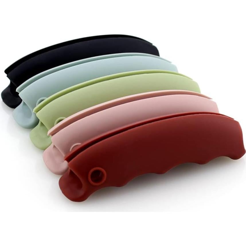 Soporte de bolsa de plástico con mango de silicona - 9x2.3x2.5 cm