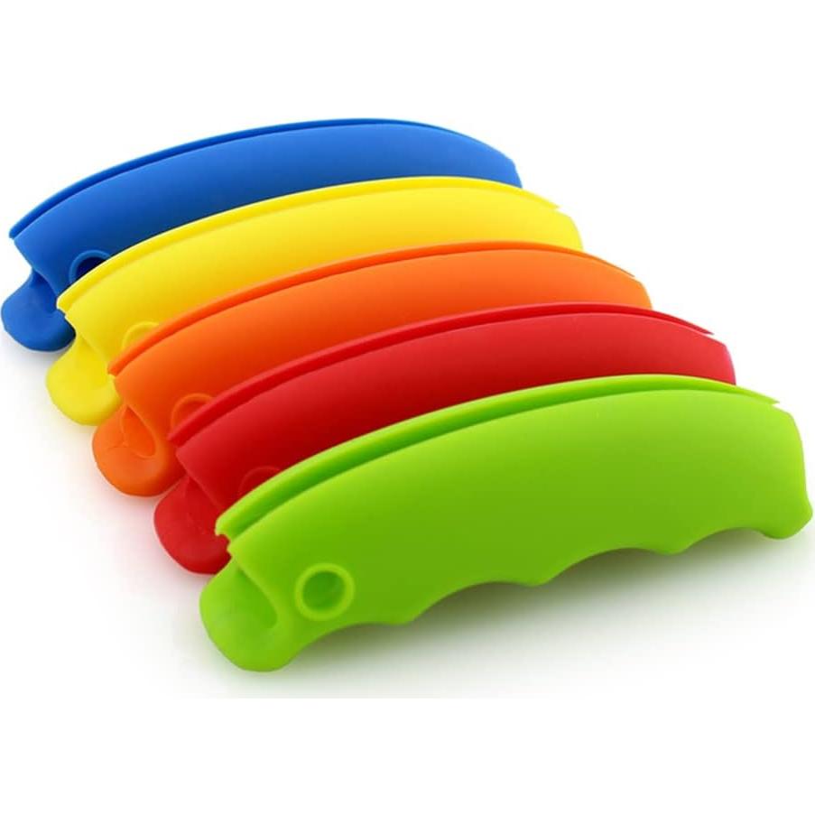 Soporte de bolsa de plástico con mango de silicona - 9x2.3x2.5 cm