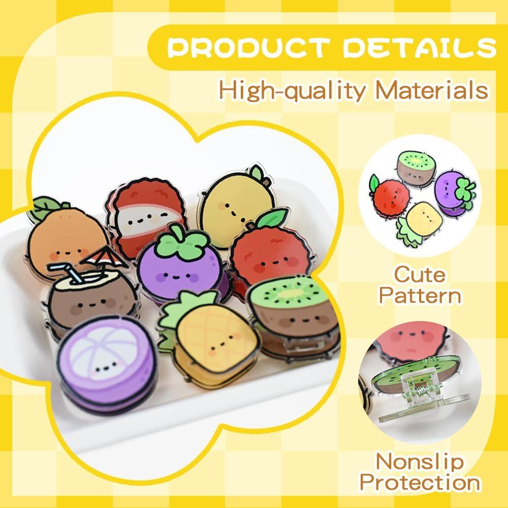 Set de 9 Clips Selladores de Alimentos BieFuDan - Fruta, 4 cm