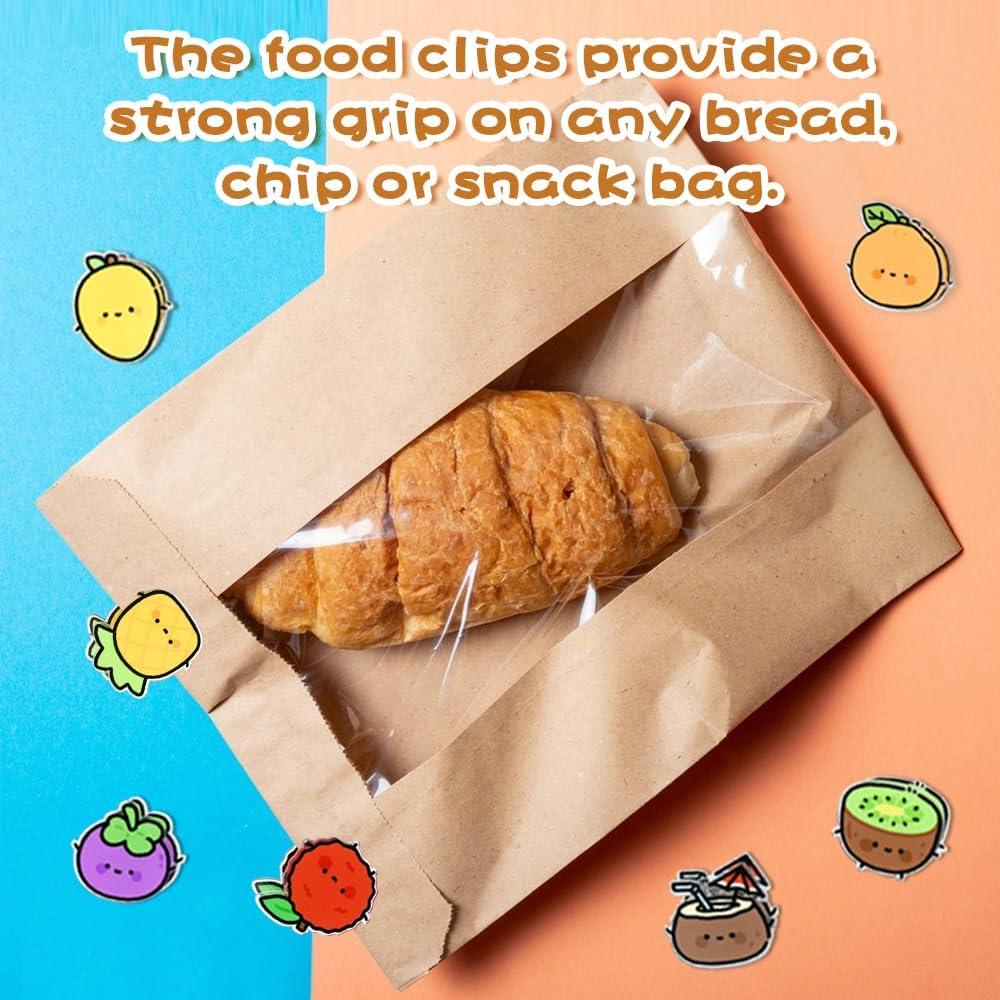 Set de 9 Clips Selladores de Alimentos BieFuDan - Fruta, 4 cm