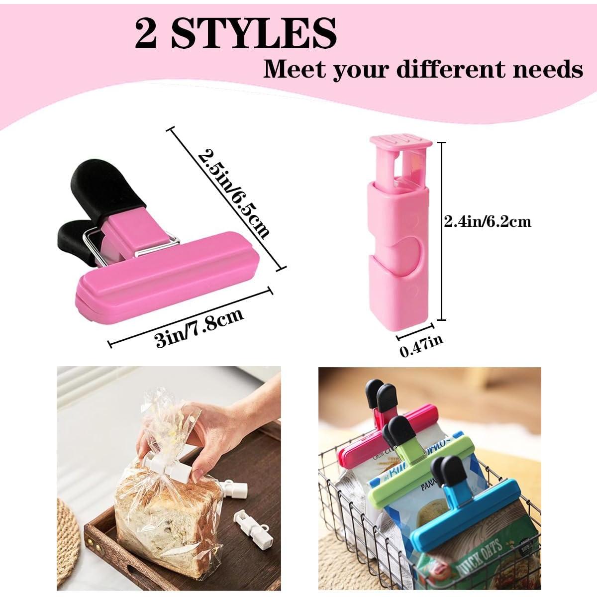 20 Clips para Alimentos Ainvhh - Sellado Hermético y Reutilizables