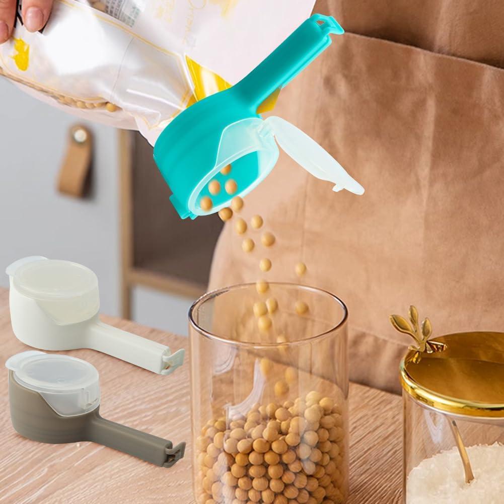 6 Piezas Clips para Sellar y Verter Alimentos Trasylph