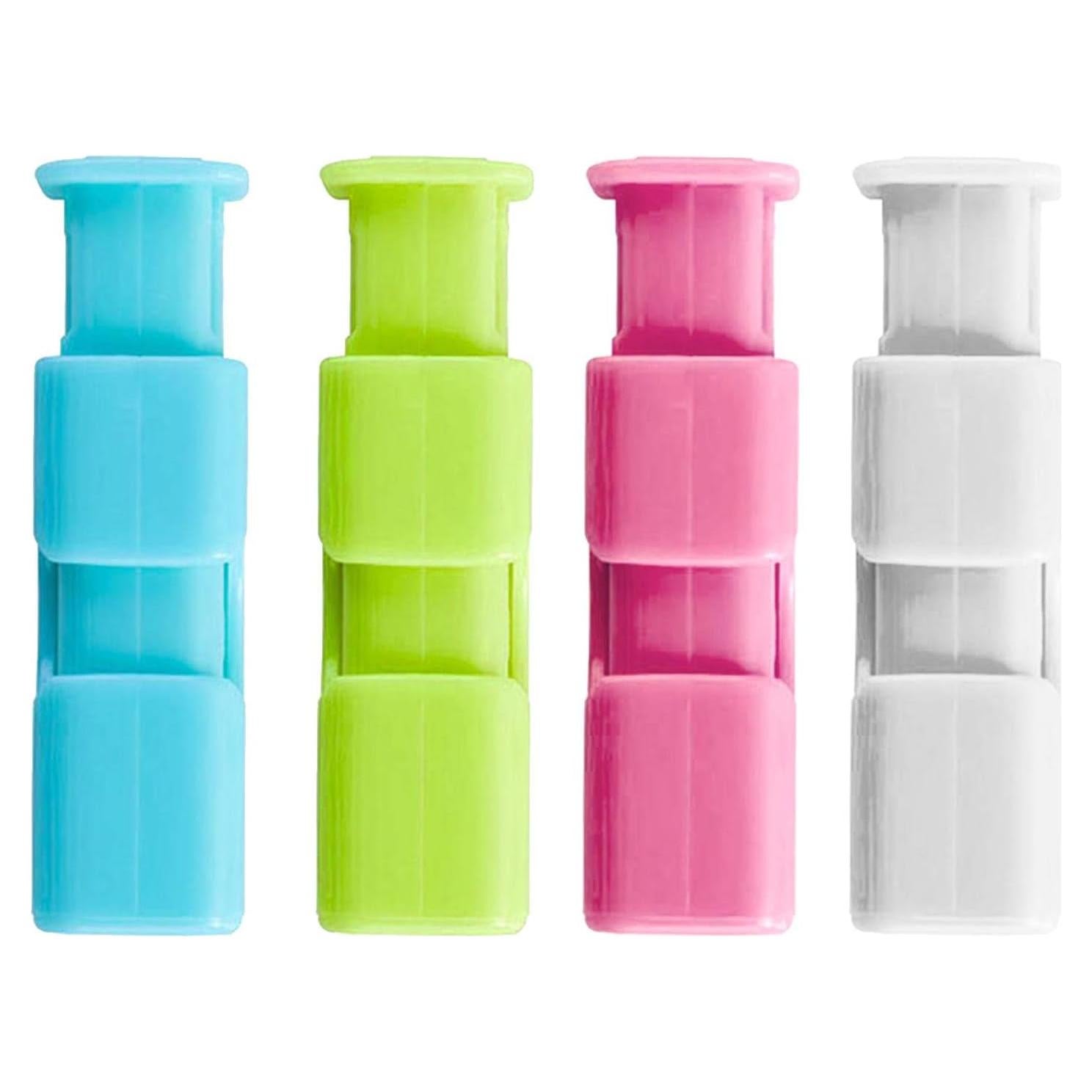 Sealing Clip, 4pcs Bag Sealing Clips, Press Snack Bag Seal, Fresh-Keeping Clamp Sealer, Food Seal Storage Clips, Snack Sealing Clip, Sandwich Sealing Clips(Size:2.44x0.47inch)