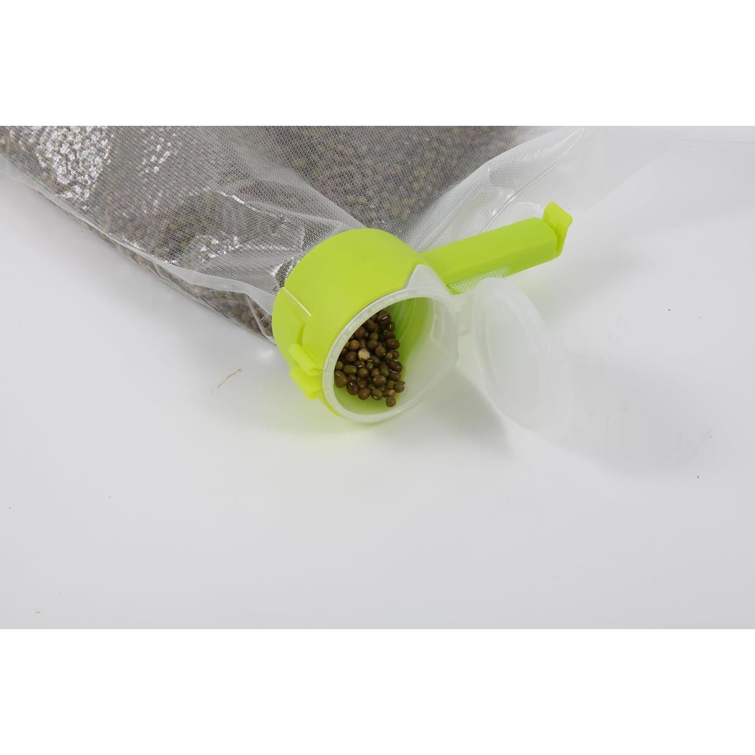 Clips de sellado de alimentos Moylie con boquillas - Paquete de 6