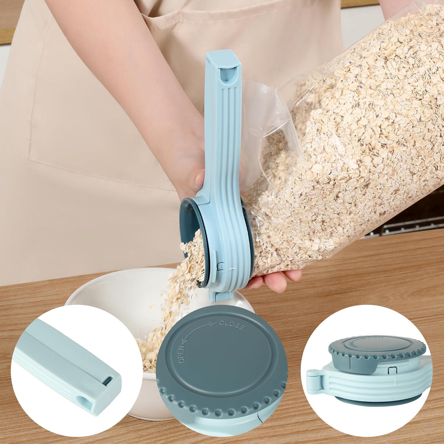 Juego de Clips para Alimentos Yvey - 2 Piezas Reutilizables