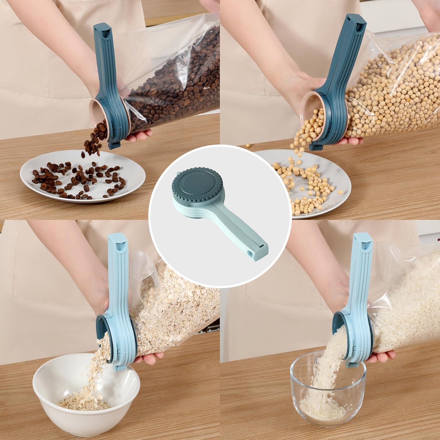 Juego de Clips para Alimentos Yvey - 2 Piezas Reutilizables