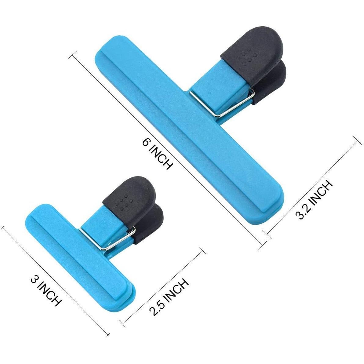 Pinzas para Alimentos ddLUCK 6 Pcs Clips Selladores Coloridos