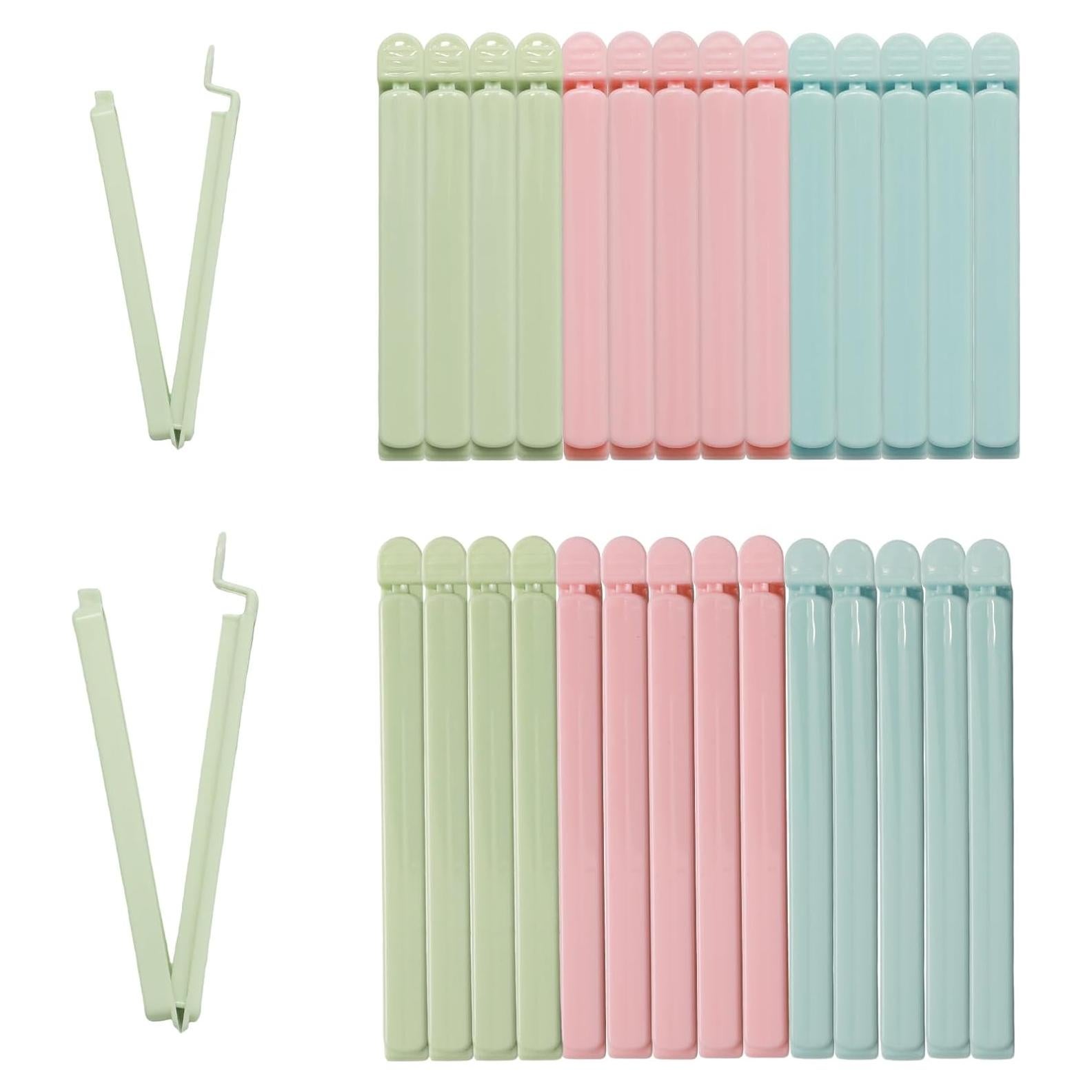 30 Clips de Sellado Reutilizables para Alimentos - 2 Tamaños