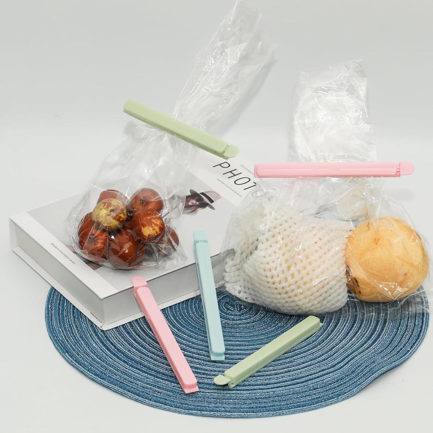 30 Clips de Sellado Reutilizables para Alimentos - 2 Tamaños