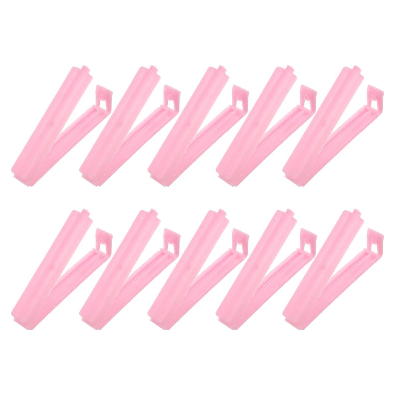 Clips de Sellado Reutilizables PATIKIL 9 cm - Paquete de 10 Rosa