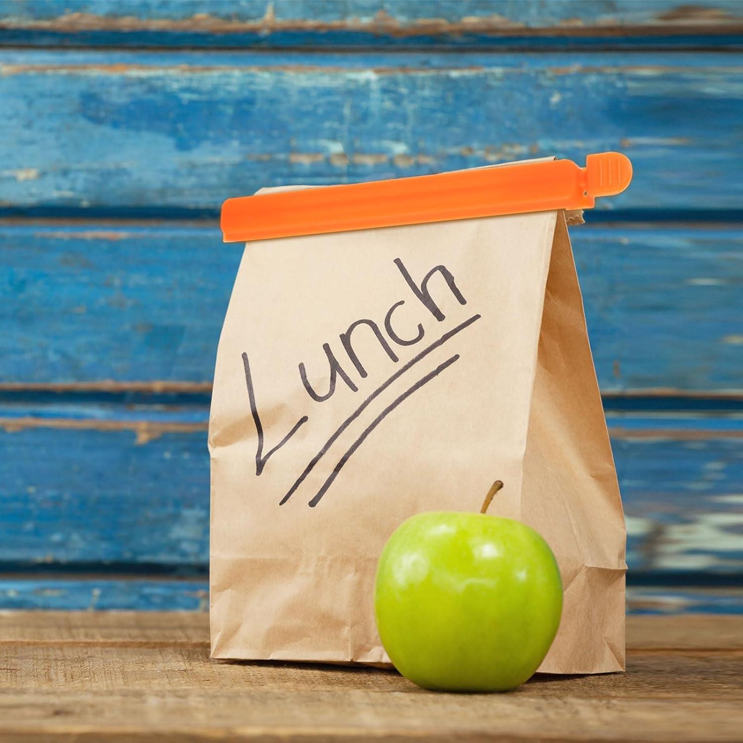 Clips de Sellado Reutilizables PATIKIL 9 cm - Paquete de 10 Rosa