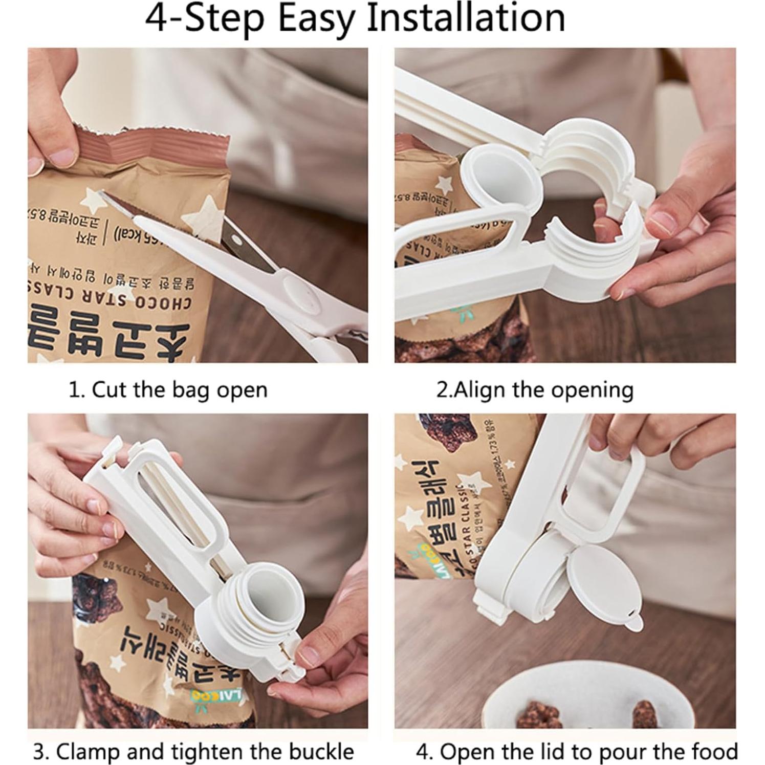 Pinzas de sellado HNLAYXL para bolsas de alimentos 17 cm