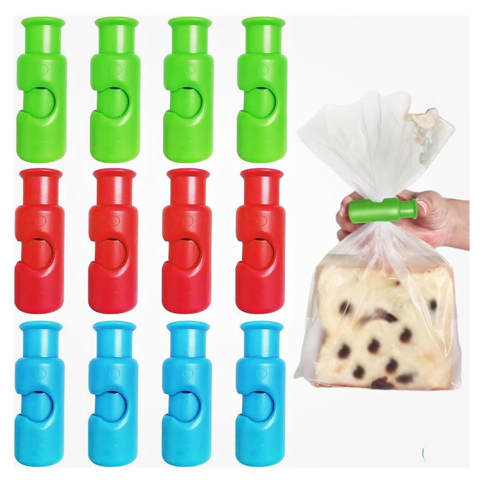 Clips de Cierre de Alimentos RUIYOR 12PCS Colorido 6cm