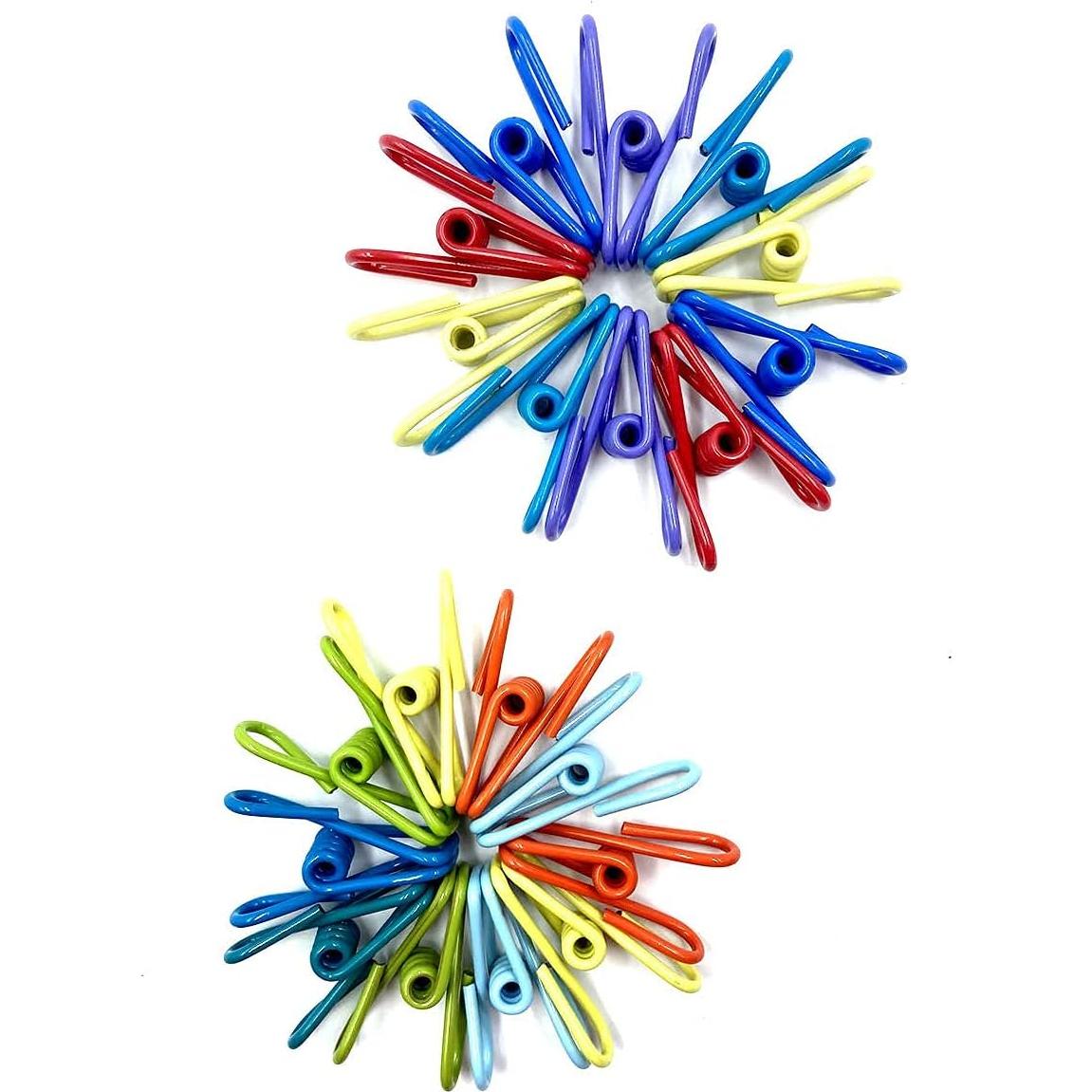 Pinzas de Ropa Aliotech 20pcs Metal y Plástico Multiusos