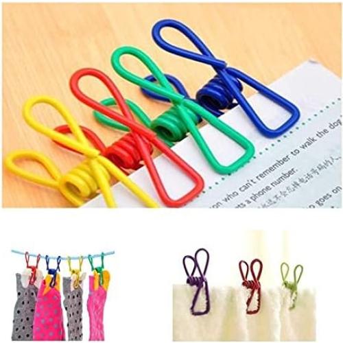 Pinzas de Ropa Aliotech 20pcs Metal y Plástico Multiusos