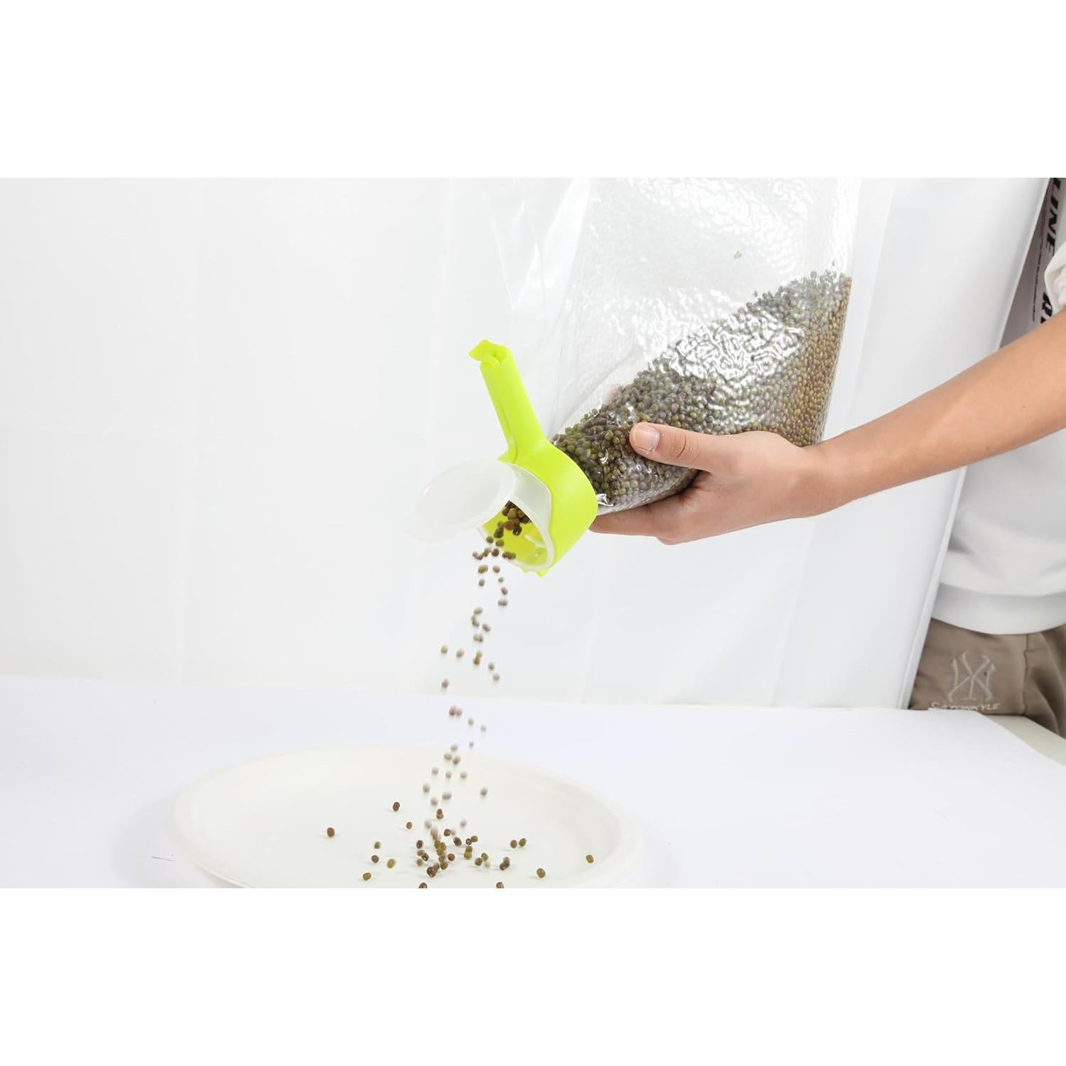 Juego de Clips Selladores Moylie con Boquilla de Vertido - 4 Pcs