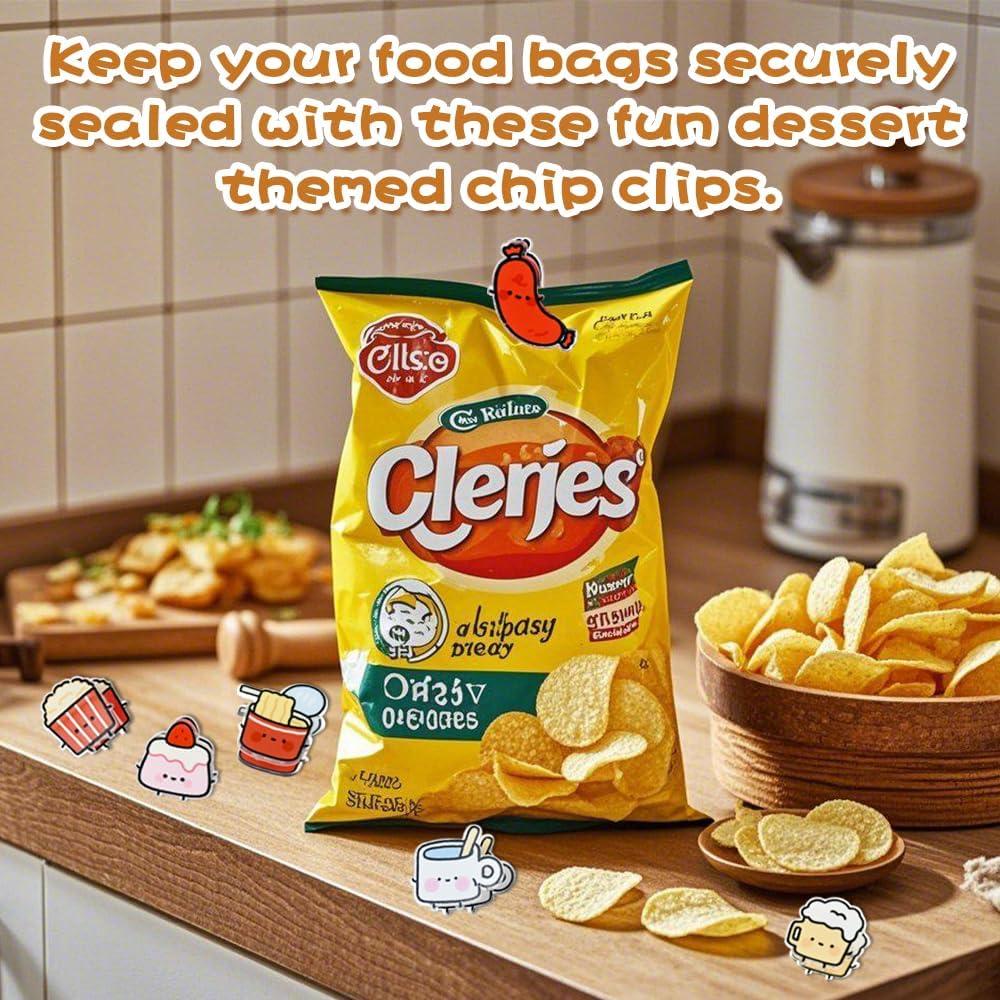 Set de 9 Clips Selladores de Comida BieFuDan - Diversión y Frescura