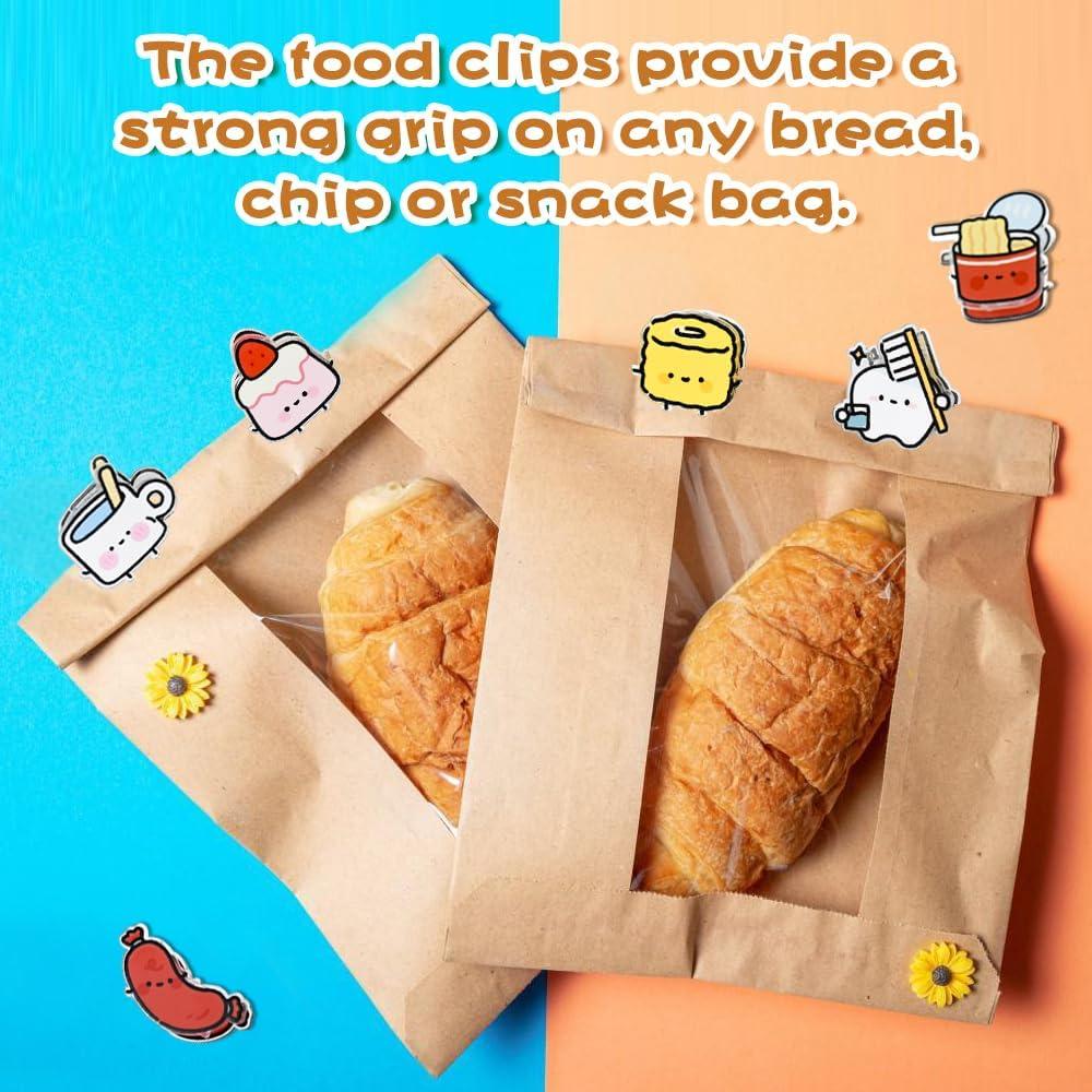 Set de 9 Clips Selladores de Comida BieFuDan - Diversión y Frescura