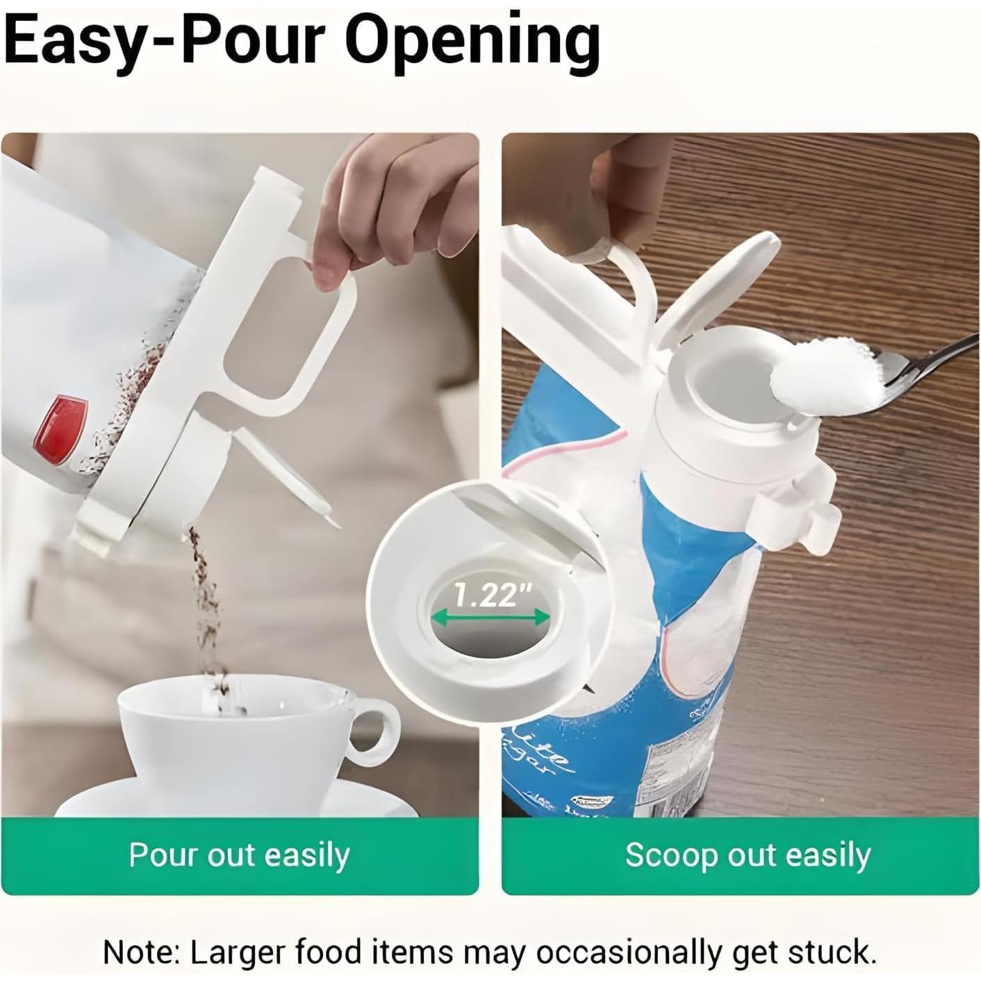 Paquete de 4 Clips para Bolsas con Boquilla LCYHOMIEE