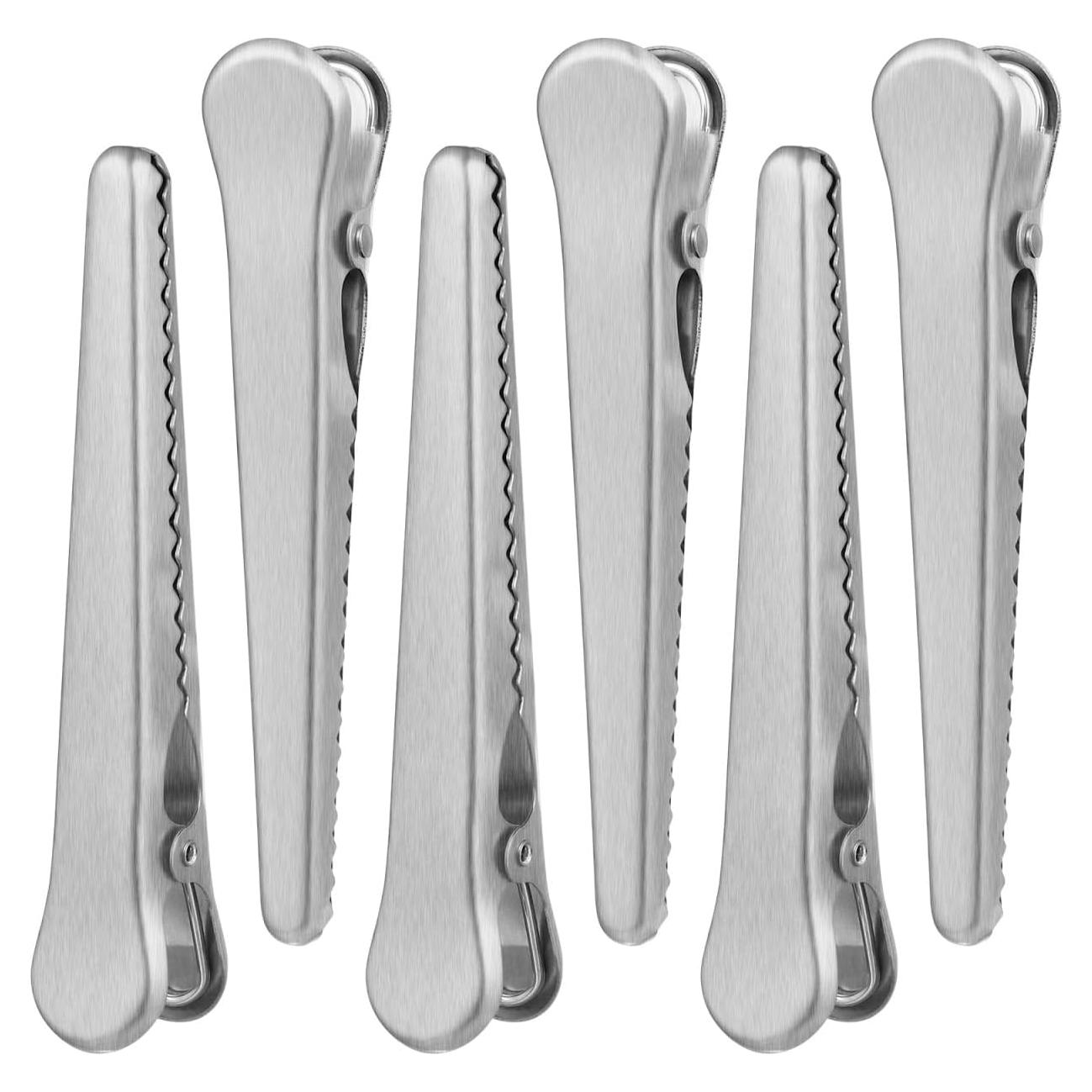 Juego de 6 Clips de Sellado YARNOW Acero Inoxidable 11.5 cm