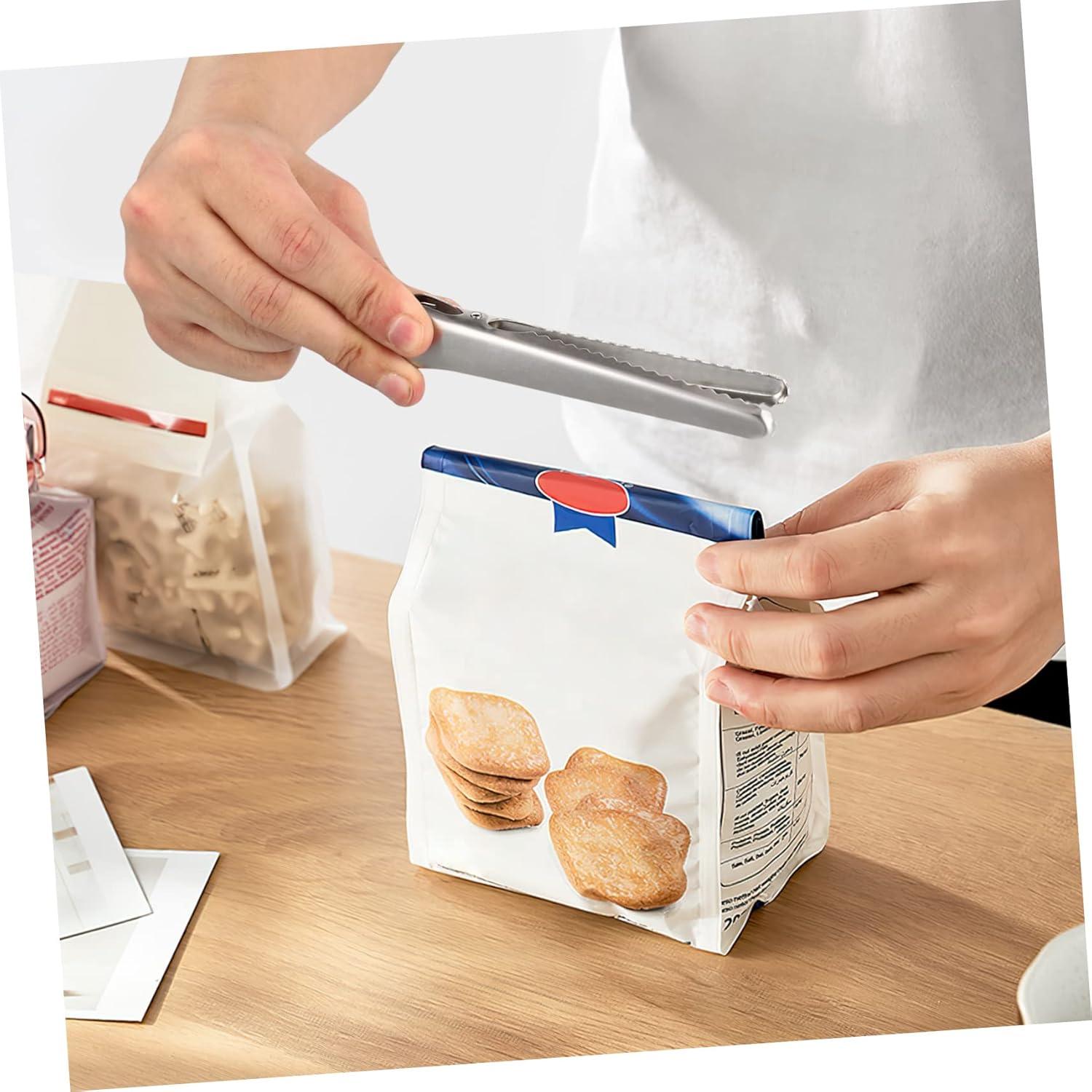 Juego de 6 Clips de Sellado YARNOW Acero Inoxidable 11.5 cm