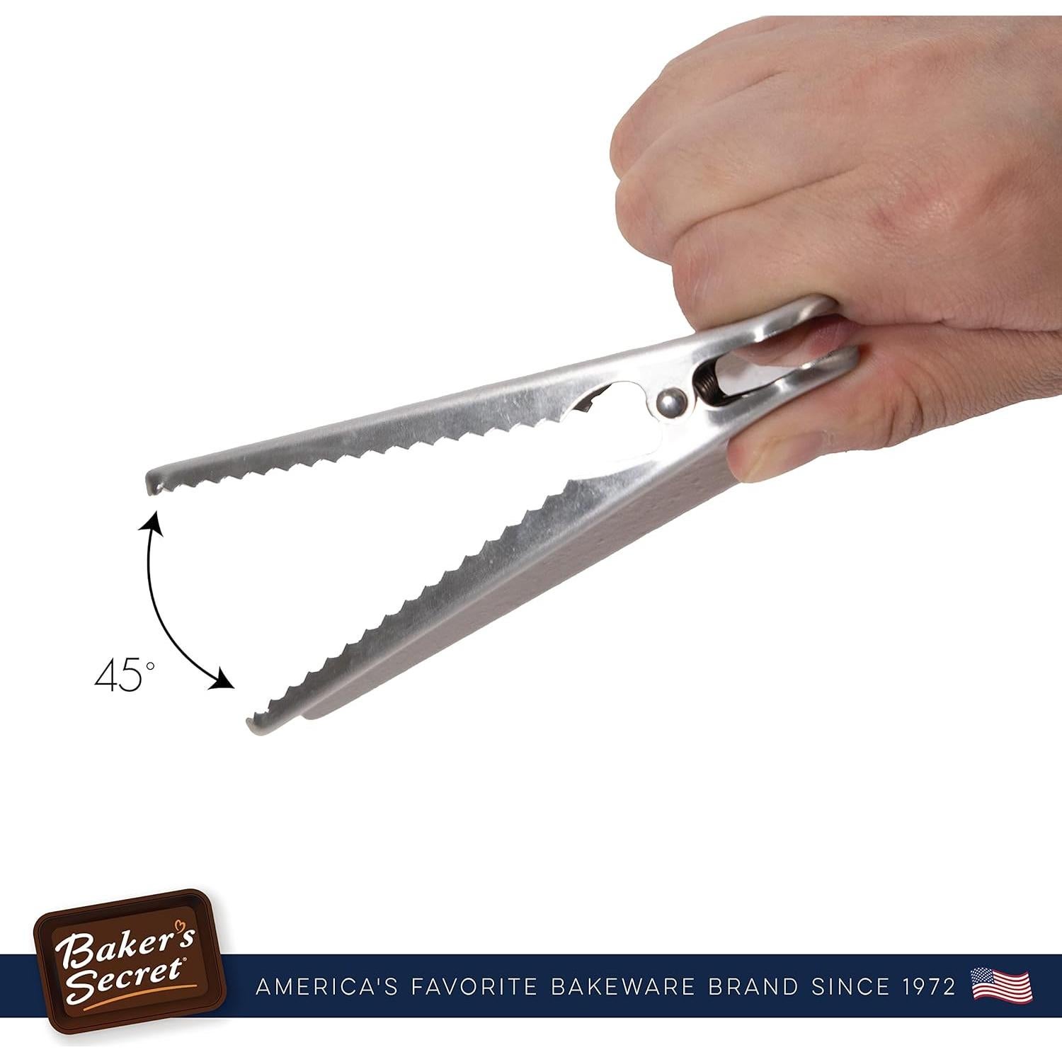 Set de 4 Clips de Bolsa de Acero Inoxidable Secreto del Panadero