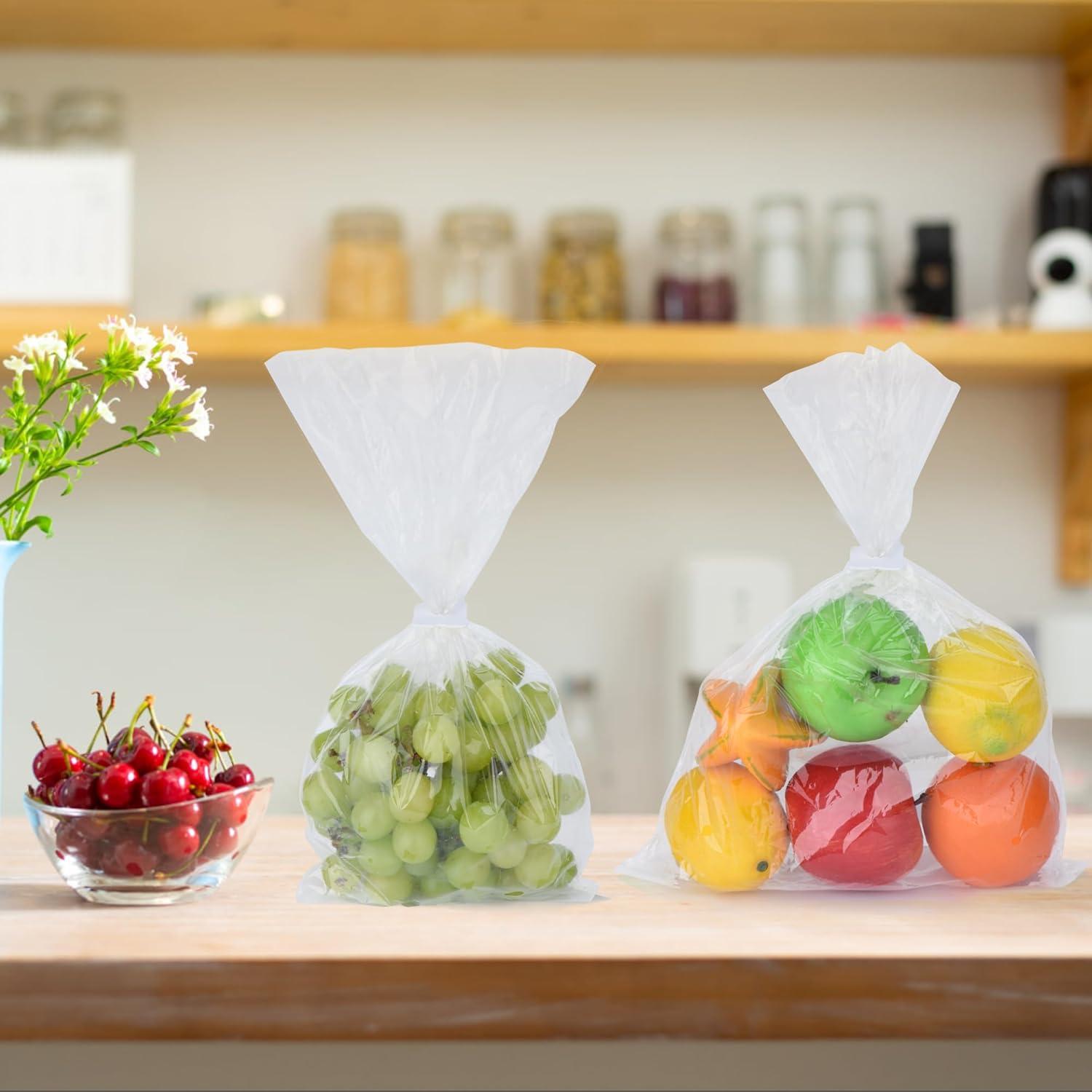 100 Clips de Pan Reutilizables Refesta - Sellado Hermético Blanco