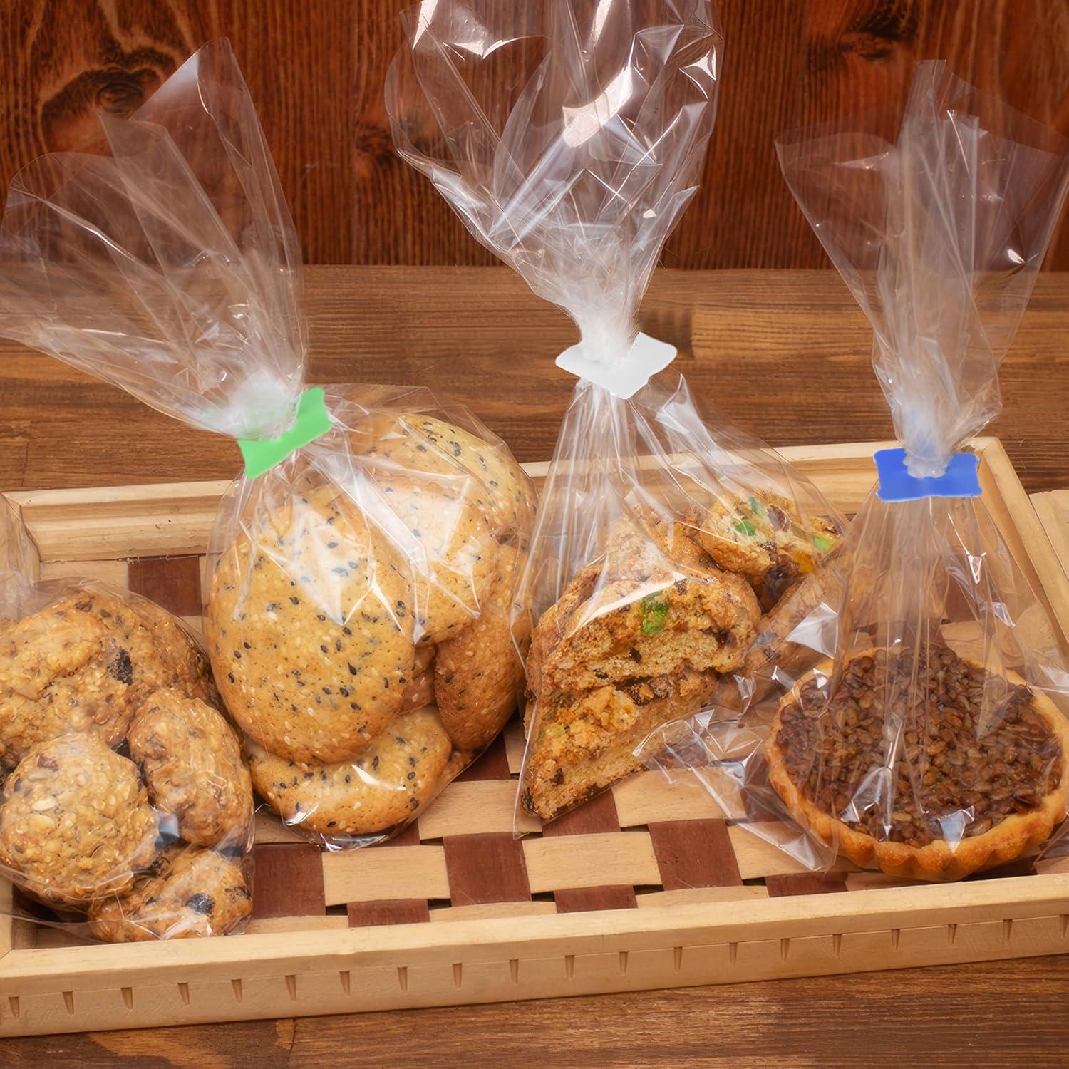 100 Clips de Pan Reutilizables Refesta - Sellado Hermético Blanco