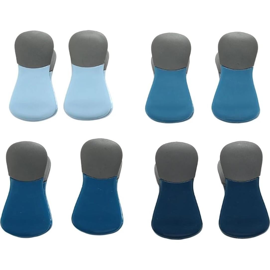 Pinzas para Alimentos Dura Living - 8 Piezas Multicolor con Imán