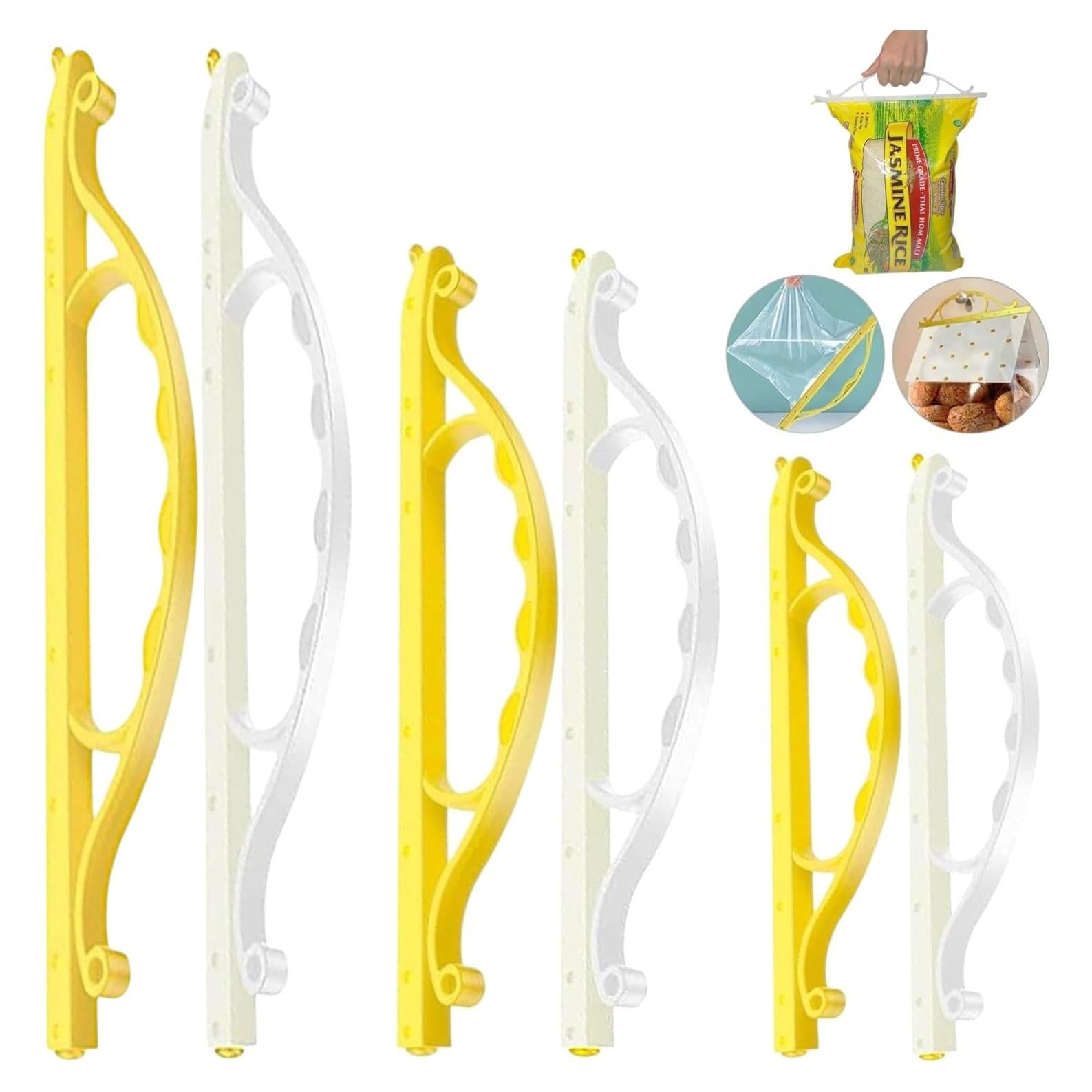 Varillas Sella Bolsas Reutilizables 6 Pcs con Mango - Hermético