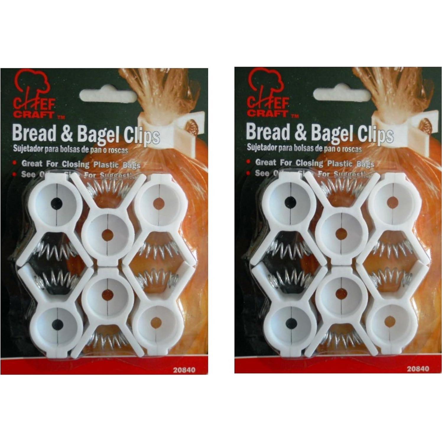 Clips para Pan y Bagel Chef Craft FBA_20840 - 12 Piezas