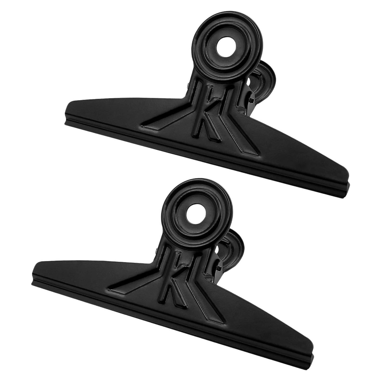 Clips Bulldog Extra Grande Coideal 20 cm Negro - 2 Pcs