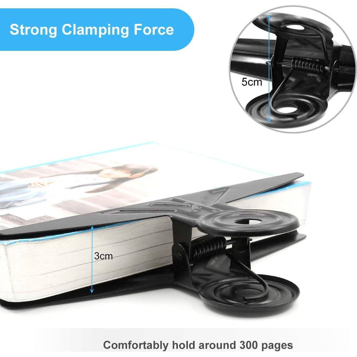 Clips Bulldog Extra Grande Coideal 20 cm Negro - 2 Pcs