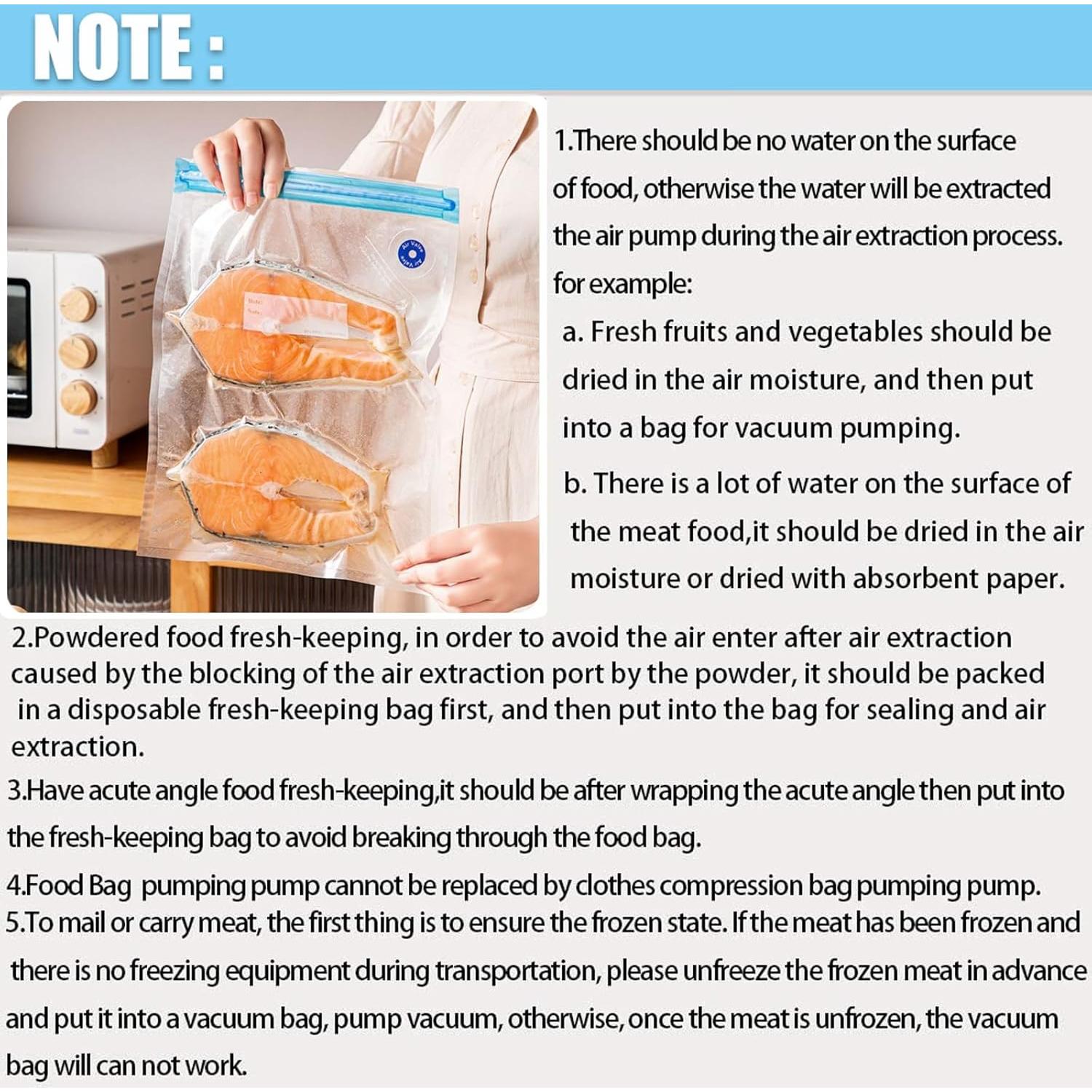 Kit de 15 Bolsas Sous Vide Reutilizables Daarcin 30x34cm