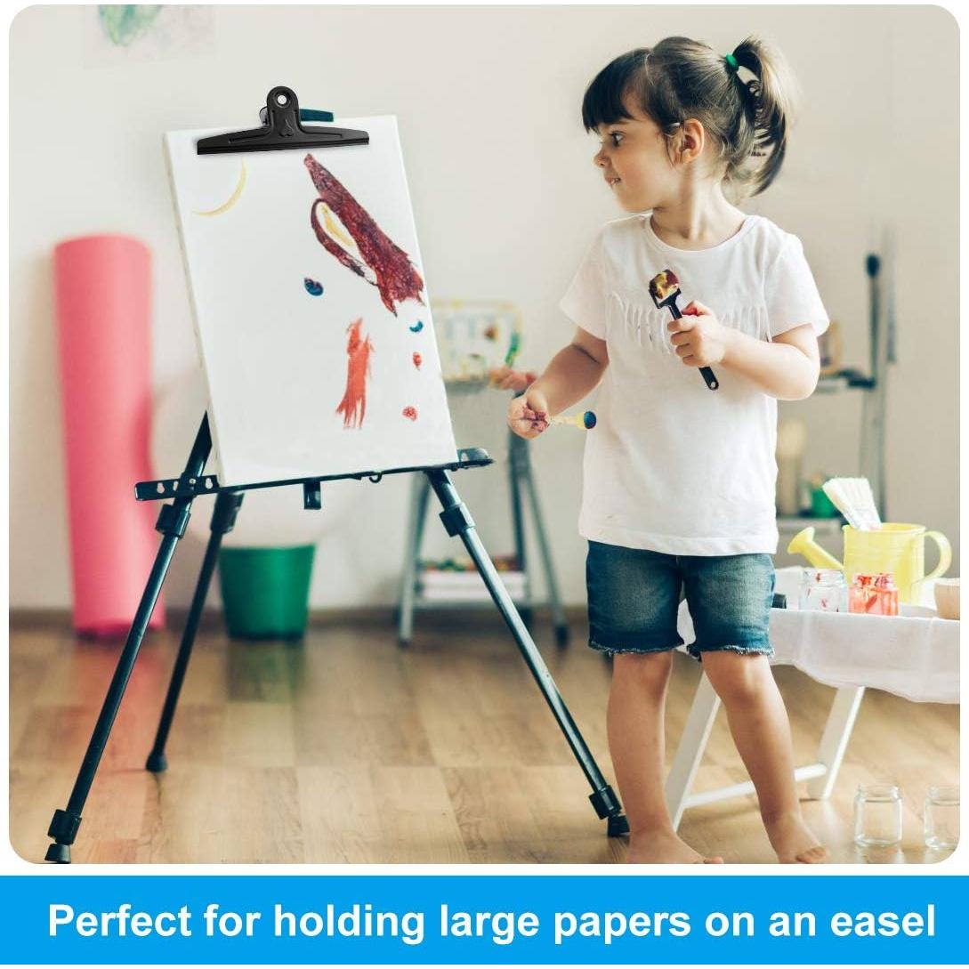 Clips Bulldog Extra Grande Coideal 30 cm Acero Inoxidable 2 Pcs