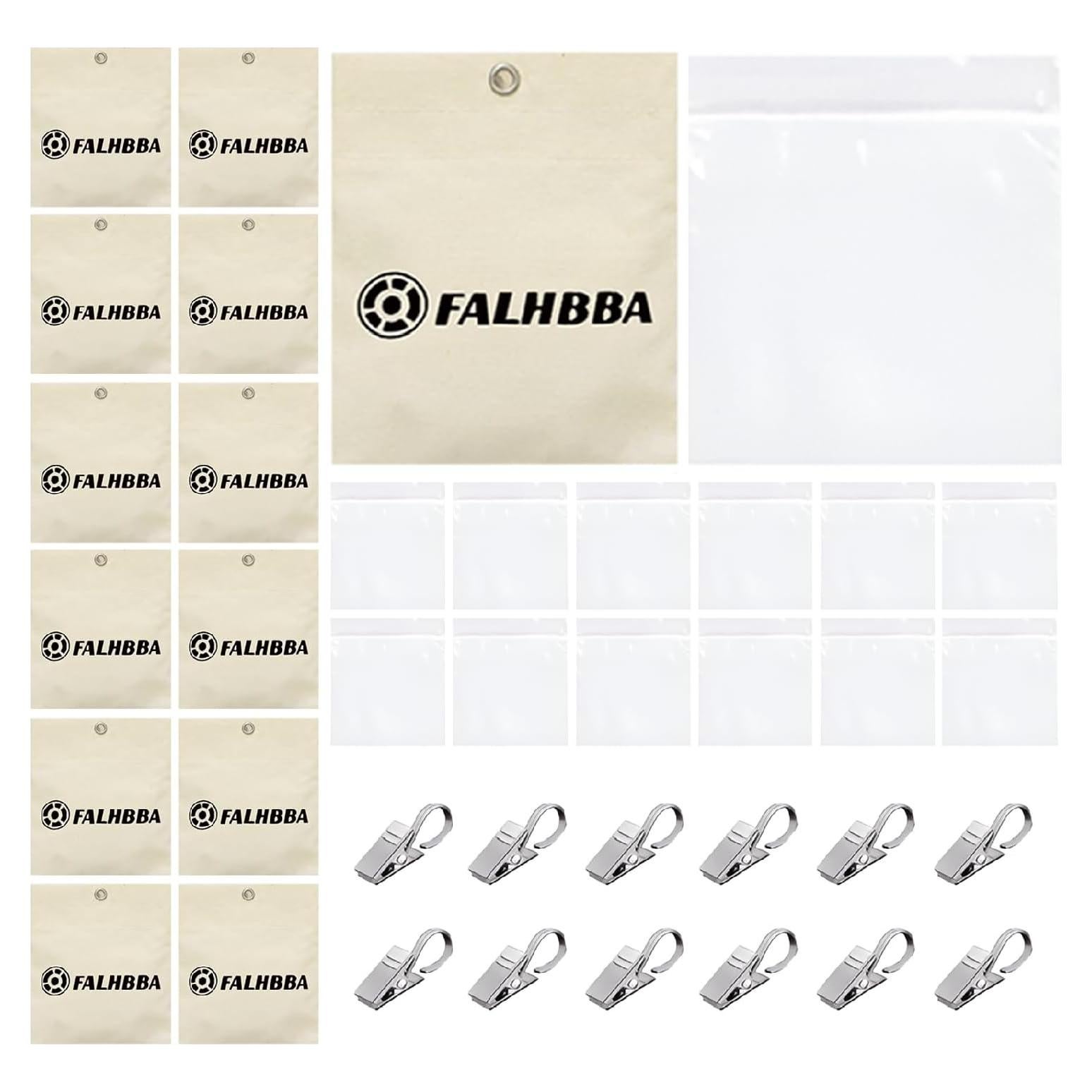 Paquete de 12 bolsas de peso para cortinas exteriores FALHBBA