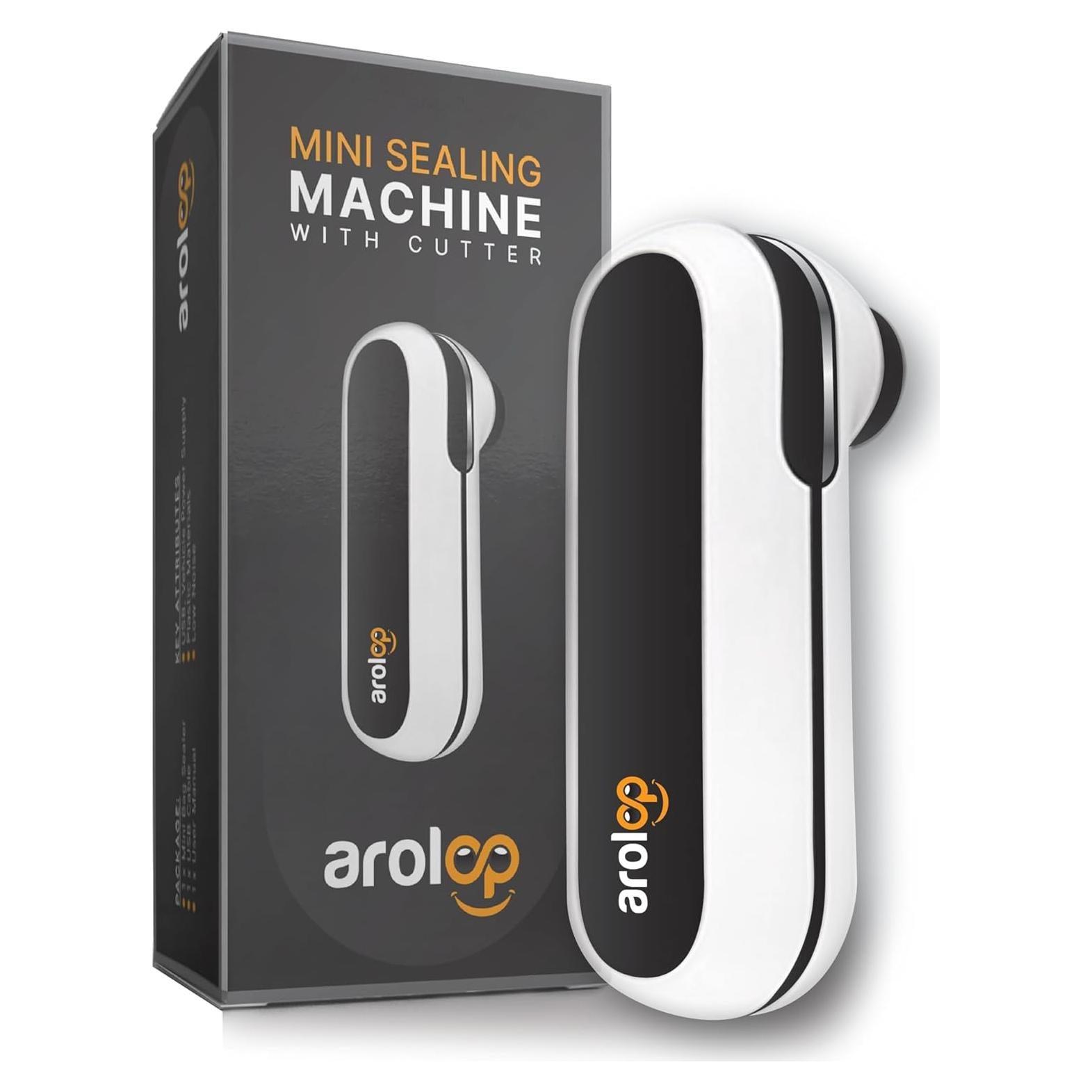 Mini Sello de Bolsas 2 en 1 AROLOP - Cortador y Sellador Térmico