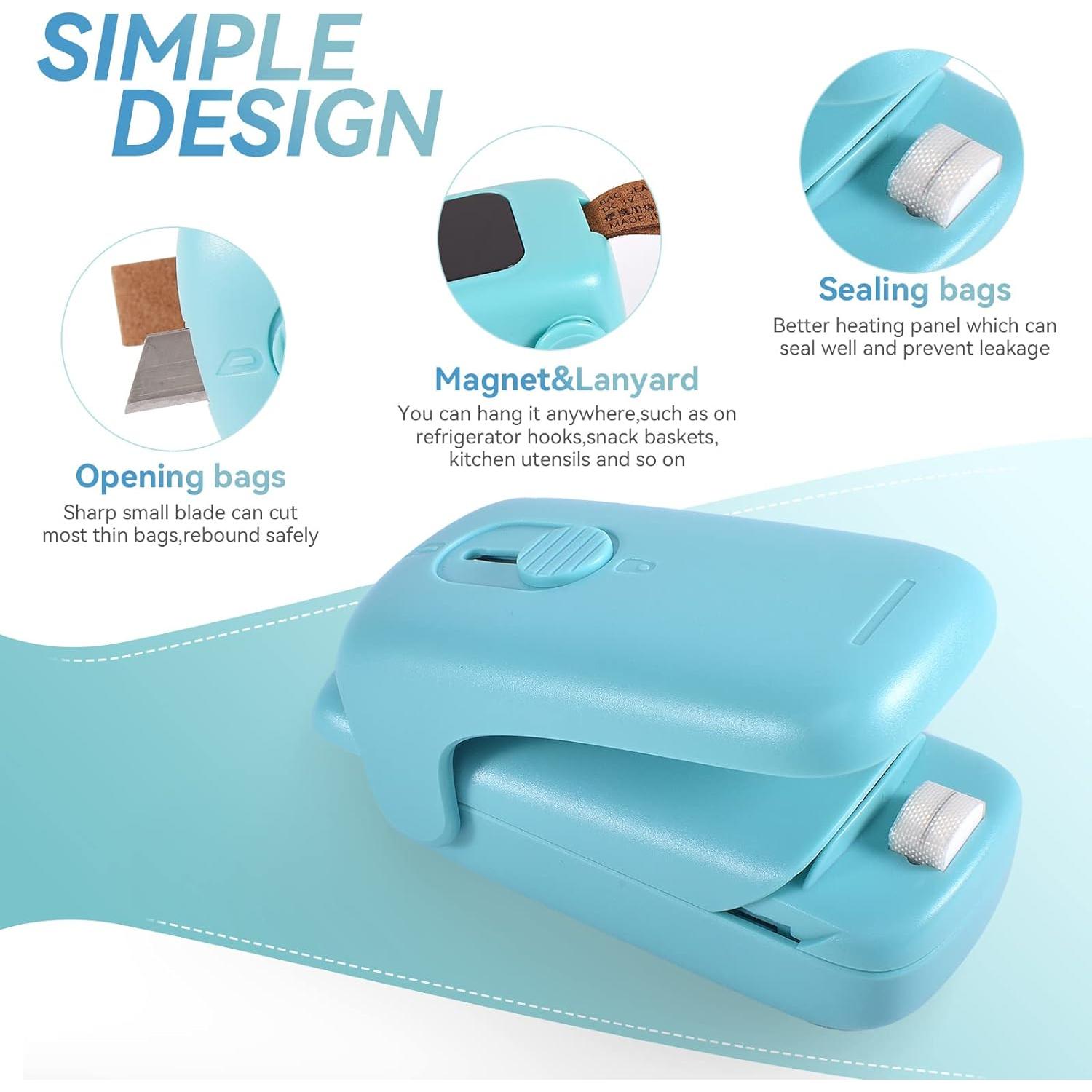 Mini Sello de Bolsa ROMSTO 2 en 1 Cortador y Sellador Verde