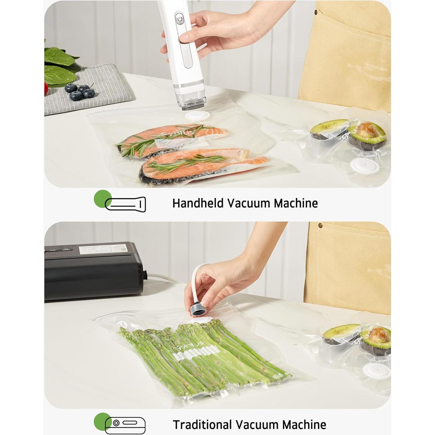 Bolsas de Sellado al Vacío Syntus 10 Piezas Tamaños S y M