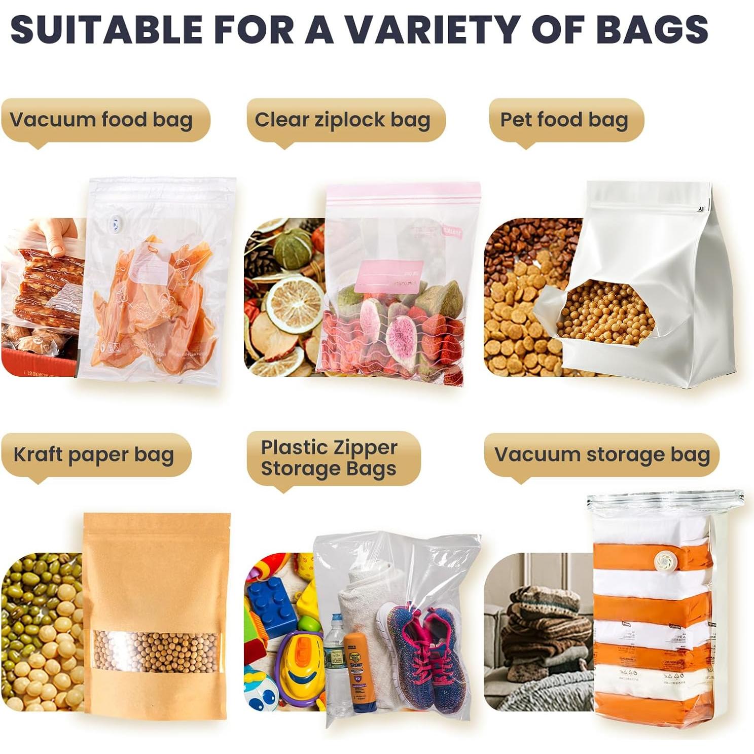 Clip de Sellado Deslizante TAILI para Bolsas de Almacenamiento