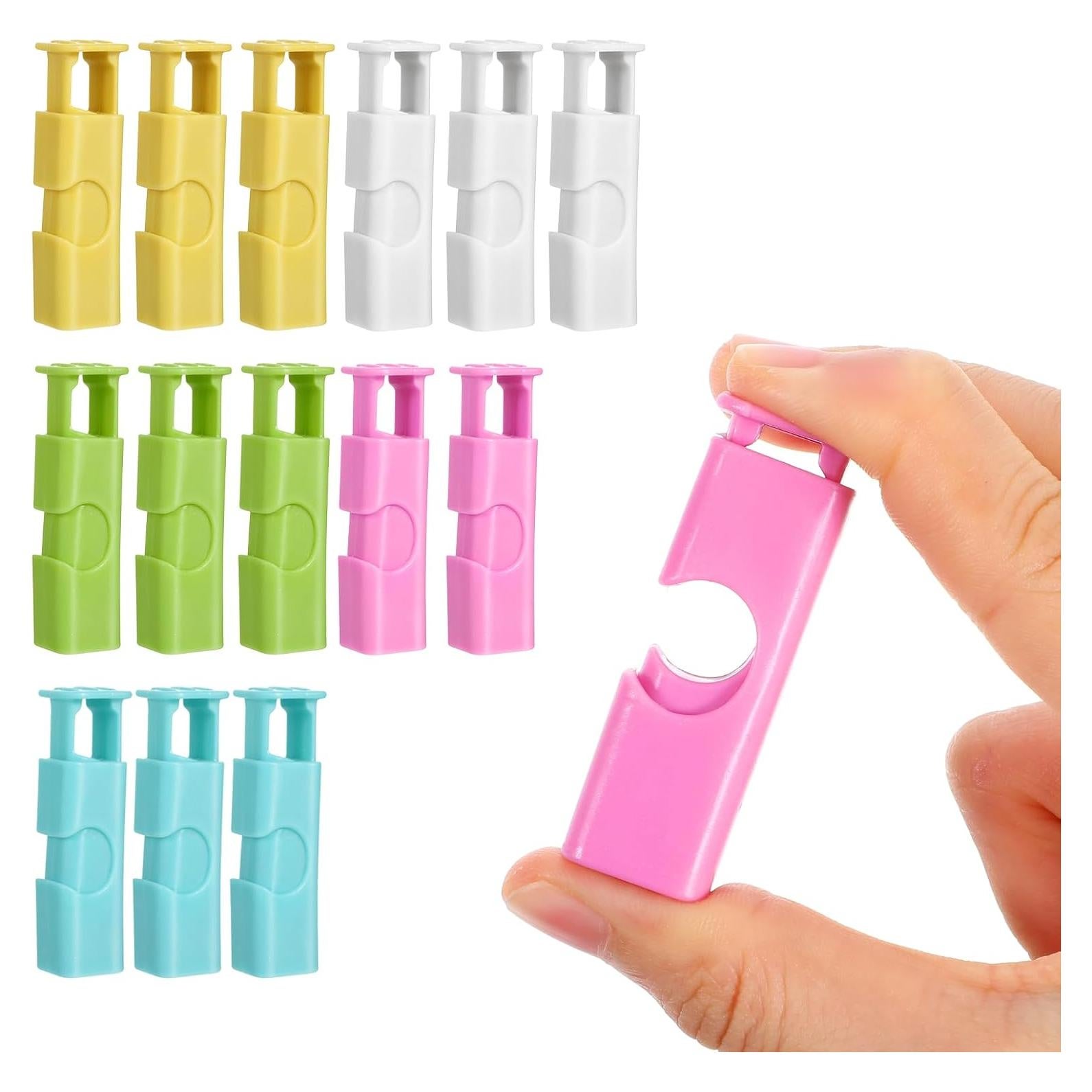 15 Clips Reutilizables para Bolsas de Pan Oruola - Multicolor