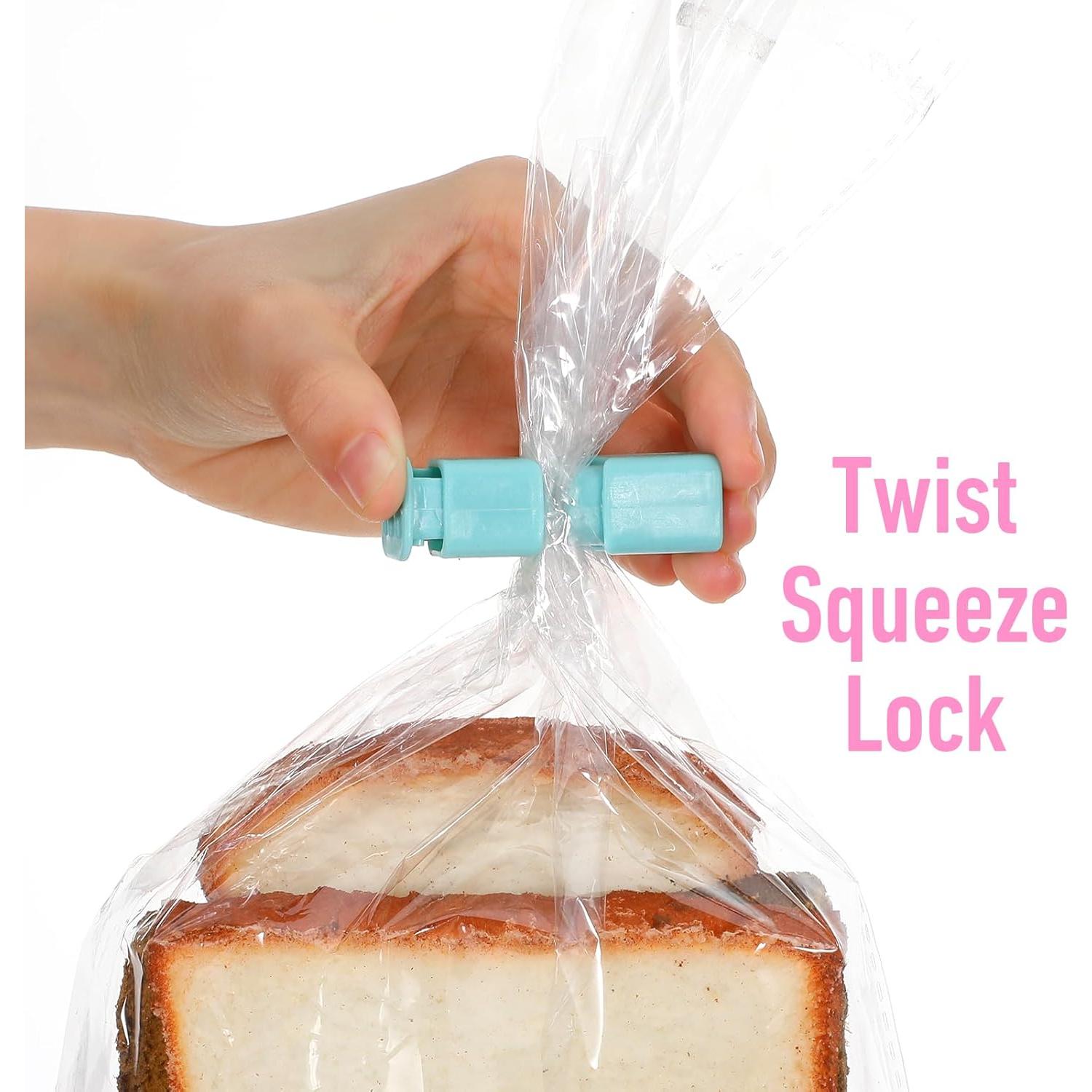 15 Clips Reutilizables para Bolsas de Pan Oruola - Multicolor