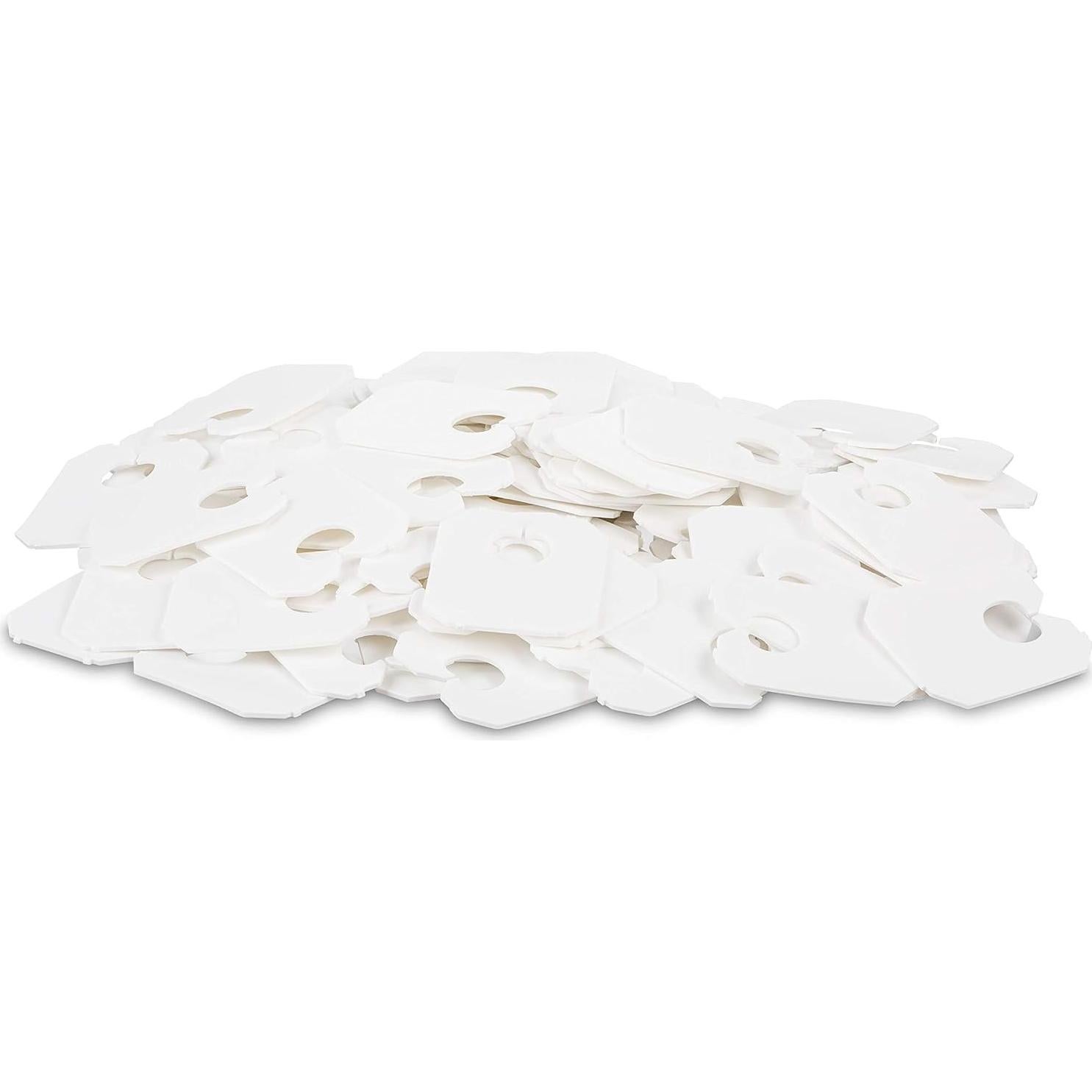 Clips de Pan Plástico Blanco MT Products 100 Unidades