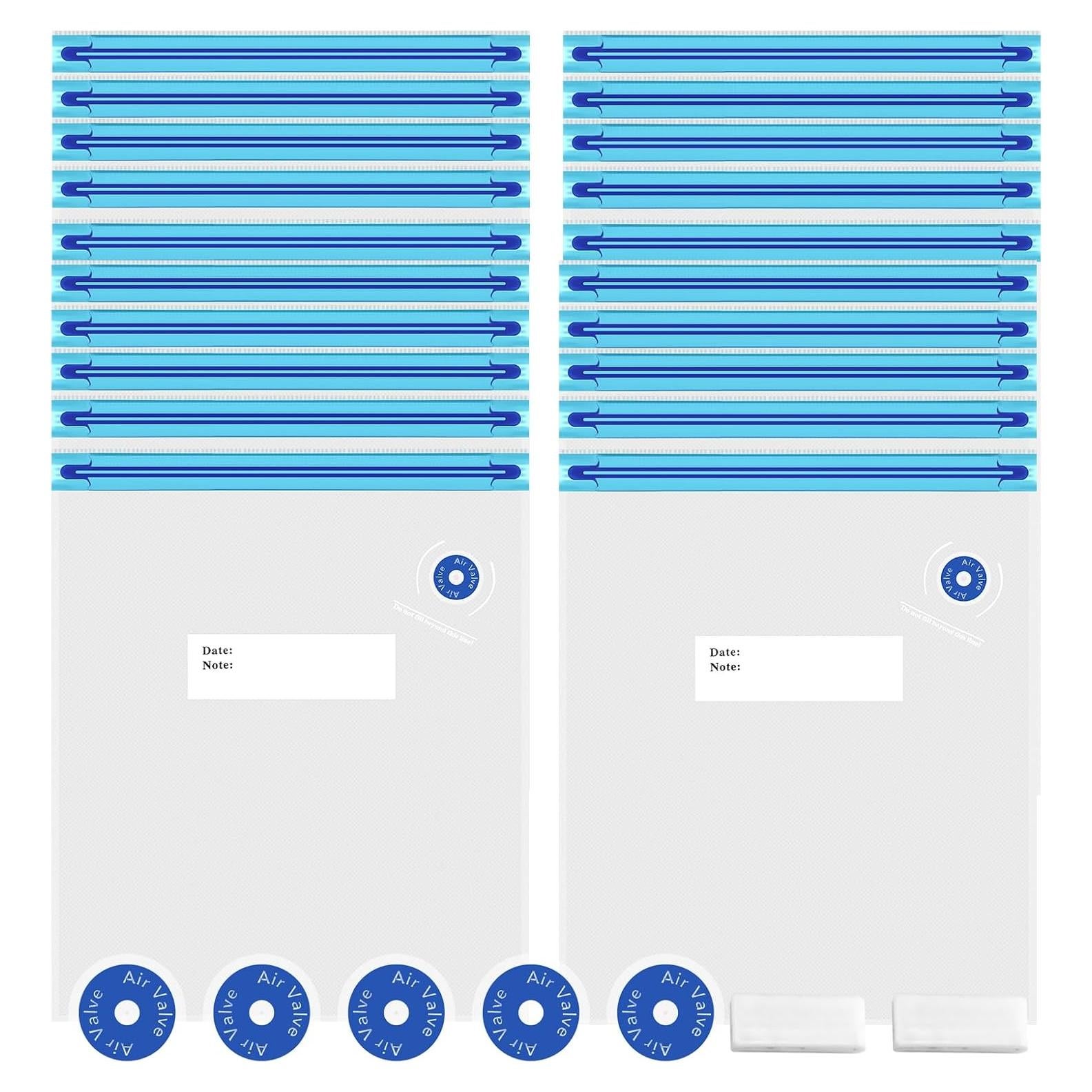 Bolsas Sous Vide Reutilizables Fazlynyi 20 Pcs 34.3x25.4 cm