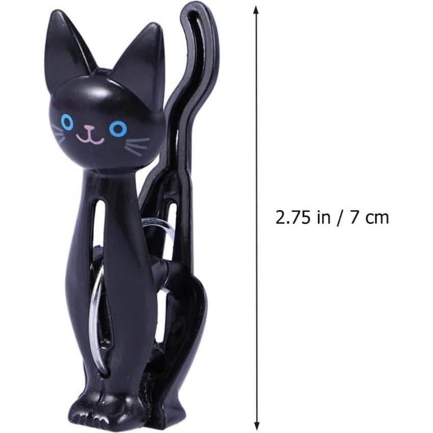 Clips para Bolsas de Gato BESPORTBLE - 4 Piezas de Plástico