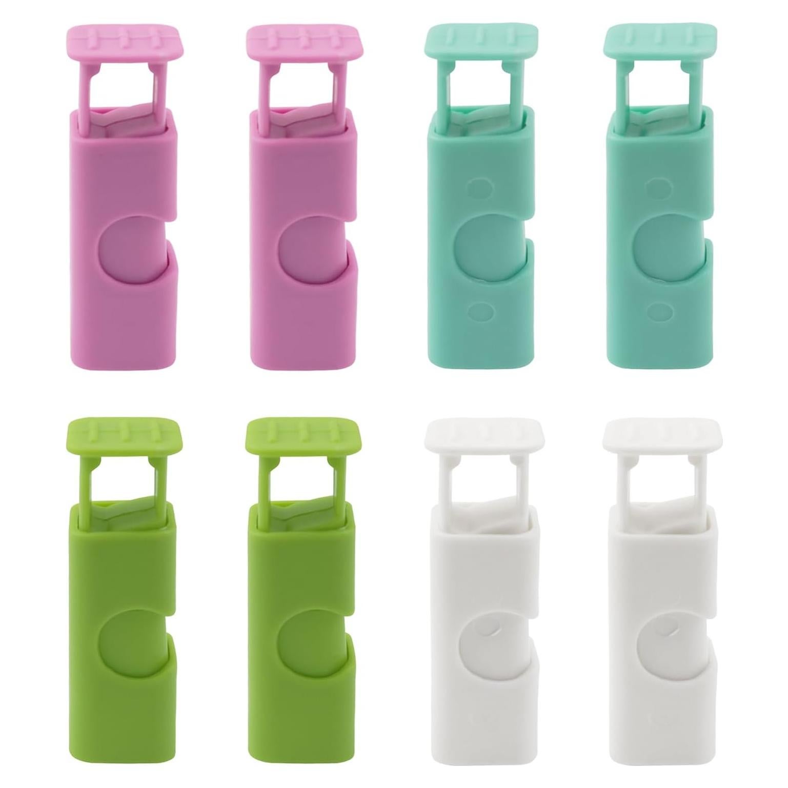 Clip de Sellado de Primavera 8PCS Yyangz - Colores Vibrantes